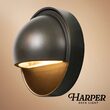 Harper Low Voltage Landscape Lighting Deck Light, Antique Bronze