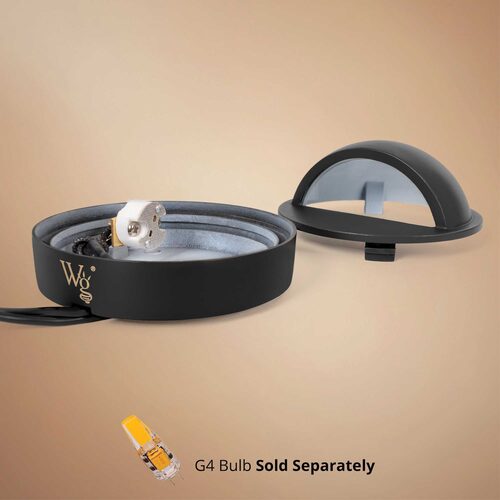 Harper Low Voltage Landscape Lighting Deck Light, Black