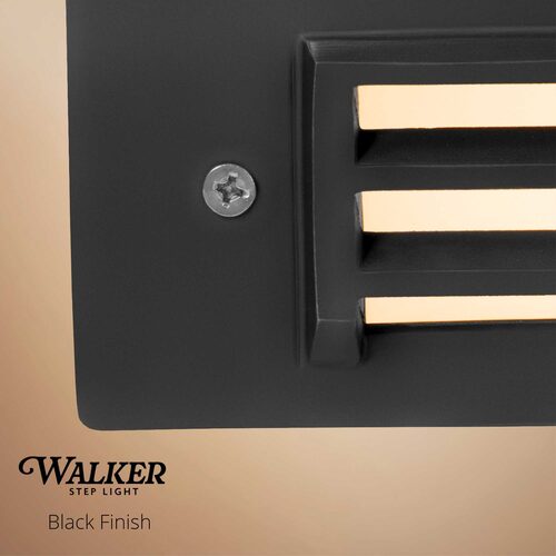 2W 240-Lumen Walker External Step Light, Black