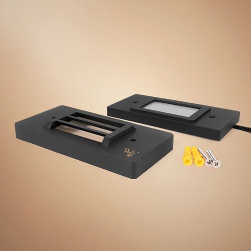 2W 240-Lumen Walker External Step Light, Black
