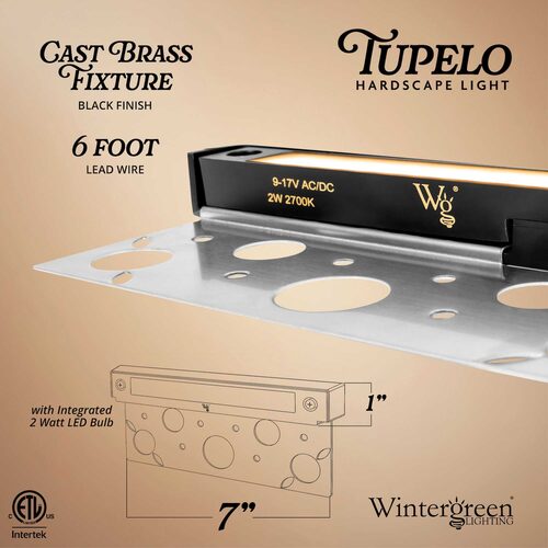 Tupelo Hardscape Light, Black