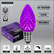 C7 Purple OptiCore LED Bulbs