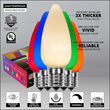 C9 Opaque Multicolor OptiCore LED Bulbs