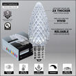 C9 Cool White OptiCore LED Bulbs, Box of 25