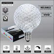 G50 Cool White OptiCore LED Globe Light Bulbs, E12 - Candelabra Base