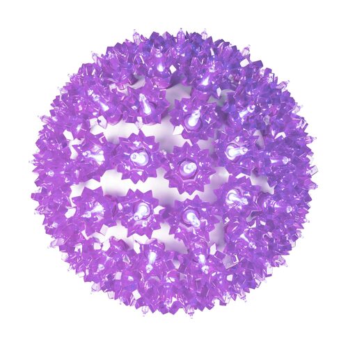 6" Purple T5 LED Starlight Sphere, 50 Lights