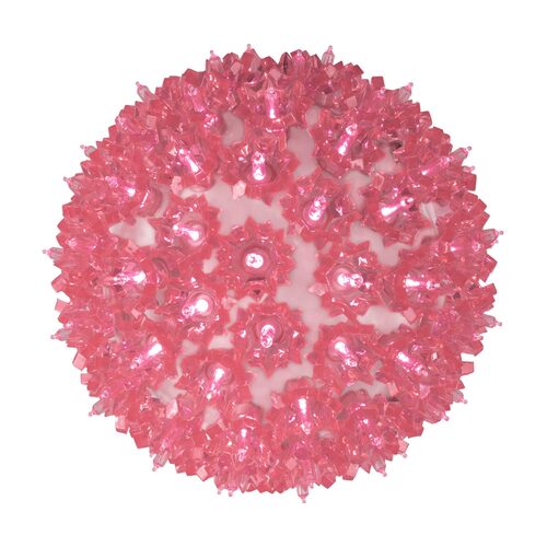 6" Pink T5 LED Starlight Sphere, 50 Lights