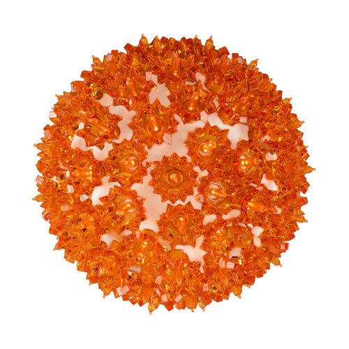 6" Amber T5 LED Starlight Sphere, 50 Lights