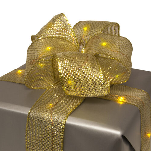 Lighted Gold Ribbon