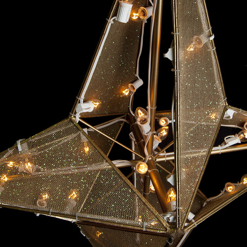 Dimensional Nativity Star Treetopper