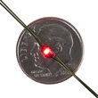 Red Battery Operated Fairy LED Lights, Green Wire