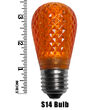 T50 Acrylic Amber LED Bulbs