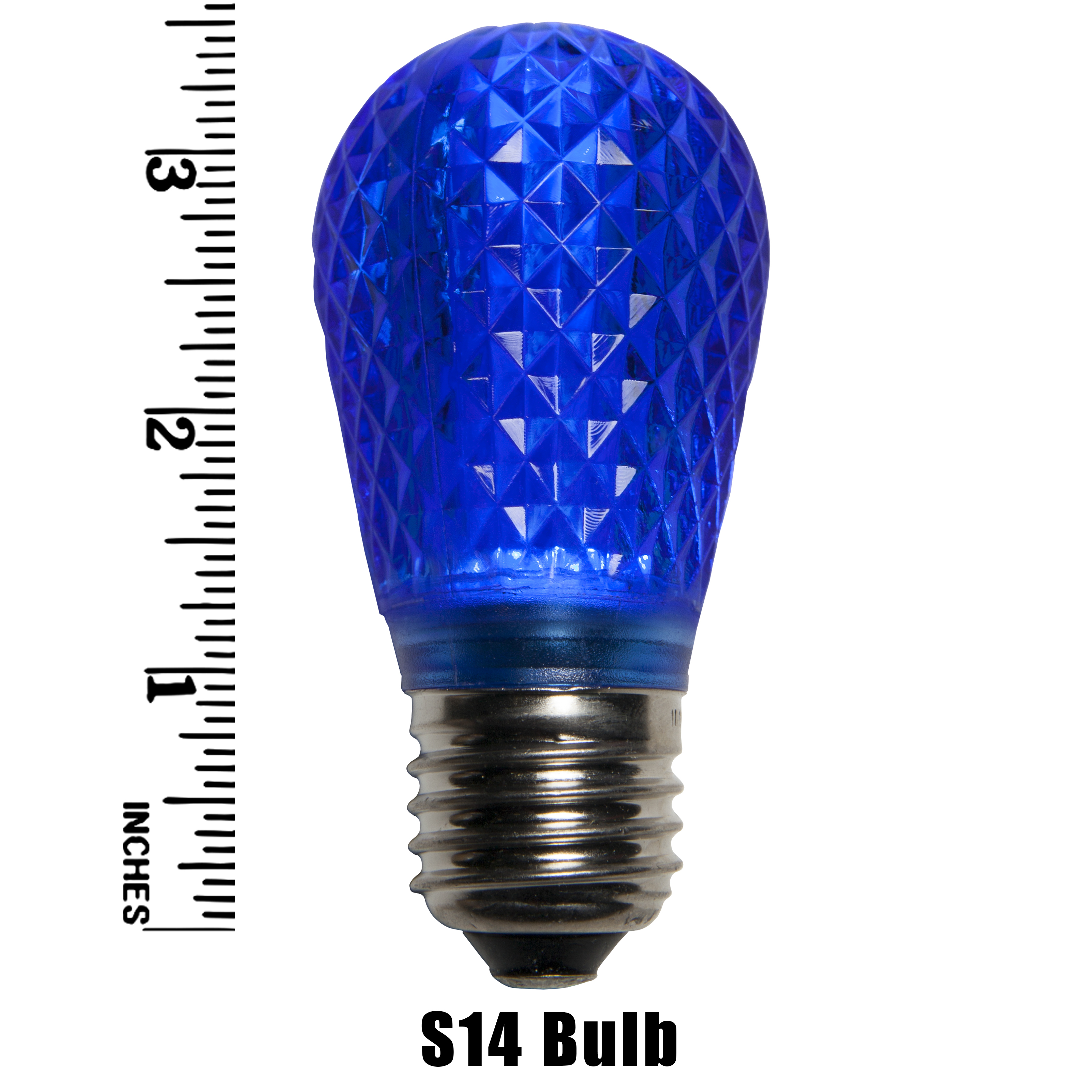 small blue light bulbs