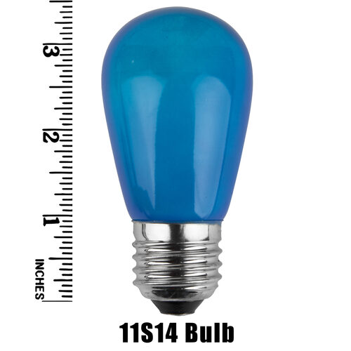 S14 Multicolor Opaque Bulbs, E26 - Medium Base