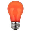 A15 Orange Opaque Bulbs, E26 - Medium Base