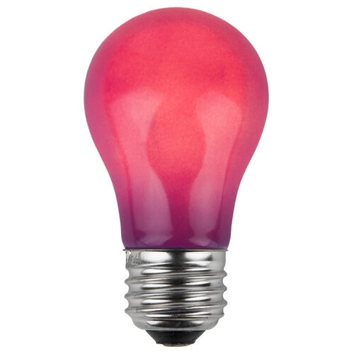 A15 Purple Opaque Bulbs, E26 - Medium Base