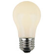 A15 White Opaque Bulbs, E26 - Medium Base