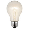 A19 Clear Transparent Bulbs, E26 - Medium Base