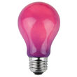 A19 Purple Opaque Bulbs, E26 - Medium Base