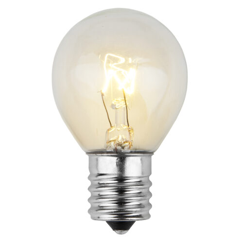 S11 Clear Transparent Bulbs, E17 - Intermediate Base