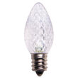 C7 Acrylic Cool White LED Bulbs