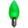 C7 Acrylic Green LED Bulbs