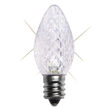 C7 Twinkle Acrylic Cool White LED Bulbs