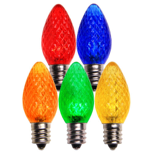 C7 Acrylic Multicolor LED Bulbs