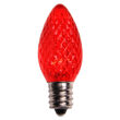 C7 Acrylic Red LED Bulbs