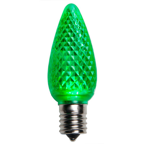 C9 120V Green LED Replacement Bulbs Wintergreen Corporation