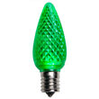 C9 Acrylic Green LED Bulbs