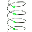 Green Battery Operated Fairy LED Lights, Green Wire