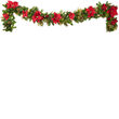 9' x 14" Crimson Harvest Battery Operated LED Holiday Garland, 60 Warm White Lights