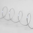 Cool White Battery Operated Fairy LED Lights, Silver Wire