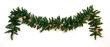 9' x 12" Harvest Gold Prelit Holiday Garland, 150 Clear Lights