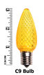 C9 Acrylic Gold LED Bulbs