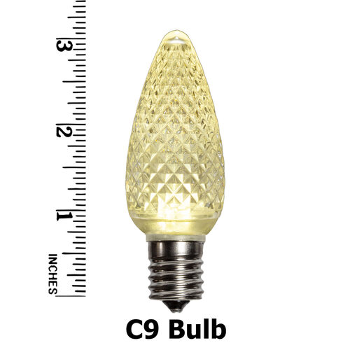 C9 Acrylic Warm White LED Bulbs
