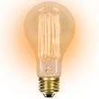 A75 Clear Transparent Bulbs, E26 - Medium Base