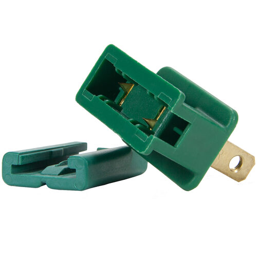 Green Polarized Male Zip Plug, SPT1