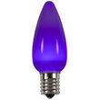 C9 Opaque Acrylic Purple LED Bulbs