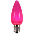 C9 Opaque Acrylic Pink LED Bulbs