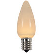 C9 Opaque Acrylic Warm White LED Bulbs
