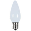 C9 Opaque Acrylic Cool White LED Bulbs