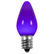 C7 Opaque Acrylic Purple LED Bulbs