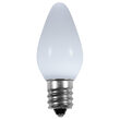 C7 Opaque Acrylic Cool White LED Bulbs