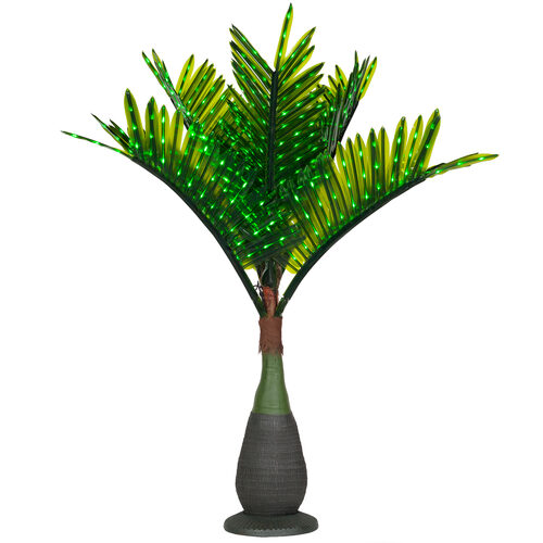 7.5' Bottle Commercial LED Palm Tree