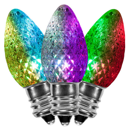 C7 Color Change Acrylic Multicolor LED Bulbs
