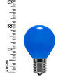 S11 Multicolor Opaque Bulbs, E17 - Intermediate Base