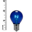S11 Multicolor Triple Dipped Transparent Bulbs, E17 - Intermediate Base