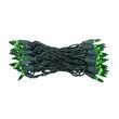 35 Green Craft Lights, Green Wire, 4" Spacing